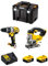 DeWALT Kit DWK213 (Taladro Percutor DCD996 + Sierra de Calar DCS331 + 2 Baterías de 5,0 Ah + Cargador + TSTAK VI)