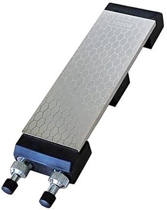 Baoblaze Diamantschleifstein 2 Körnung 400 1000 Diamantplatte 8 Honschärfer, Silber