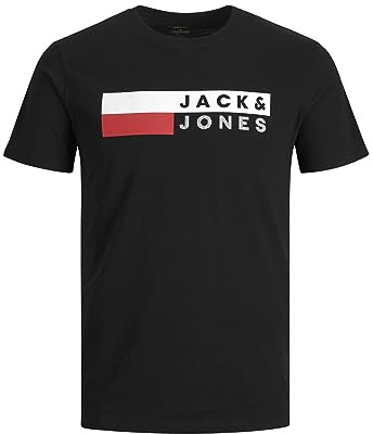 JACK & JONES Male T-Shirt Plus Size Logo T-Shirt