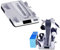 HMHAMA Charging Station Fits for PSVR2/PS5 Controller, Stand with Cooling Fan for PS5 UHD/DE Console, with VR Headset Stand, 4 Controller Charger Dock and 10 Game Storage