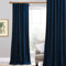 StangH Navy Blue Blackout Curtains - Luxury Back Tab Thermal Insulated Drapes Heat Blocking Privacy Room Dividers for Living Room/Sliding Glass Door, W52 x L90, 1 Panel