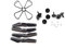 OZLLO [Drohnenteile] XT6 K9 Pro GD93 Mini Rc Drohne S171 Propeller Schutz Flügel Klingen Getriebe Schutz Kit [Einfach zu installieren]
