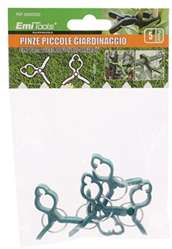 A2ZWORLD Clips per Piante, Sostegno per Piante Rampicanti, Pinze a Morsetti per Pianta, Supporto Piante Giardinaggio (5 PCS Piccoli da 38mm)
