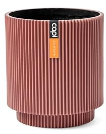 Capi Europe - Gefäß Zylinder Groove Colours - 11x12 - Rosa - Blumentopf für drinnen - CAPI Indoor - BGVPI312