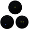UIKEEYUIS Praktische Schlauchverpackung für Blue Dot Trainings Squashbälle. Gummischlauchverpackung für Blue Dot Trainings Squashbälle, Blauer Punkt + Single
