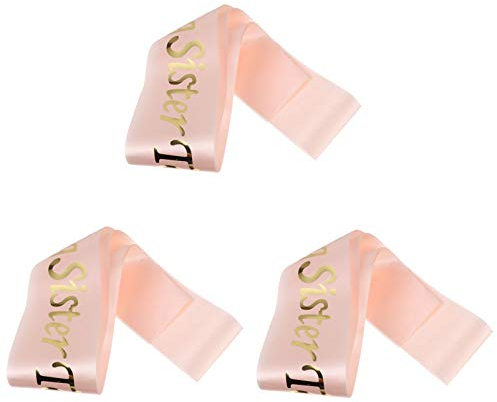 ibasenice 3st Baby Schultergurt Babypartybevorzugungen Für Mädchen Party-etikette-gürtel Baby Mädchen Schärpen Mama Soll Schärpe Sein Geburtstagsschärpe Requisiten Satin Mutter Buchstabe