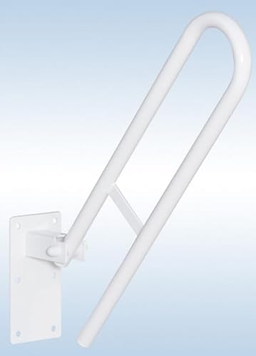 probath KLAPPGRIFF 70 CM WEISS WANDSTÜTZGRIFF STÜTZKLAPPGRIFF WANDGRIFF HALTEGRIFF 700 mm