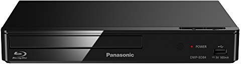 MULTIREGION Lecteur Blu-ray compatible avec Panasonic DMP-BD84EB-K 2D - LAN (sans WiFi) toutes les zones sans code - Régions A, B et C DVD régions 1-8 - DMP-BD84