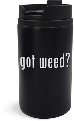 Got Weed Ganja Marihuana Mug de voyage isotherme avec gravure artistique