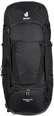 deuter Herren Trekkingrucksack Trekking Lite 55+10 Black Einheitsgröße