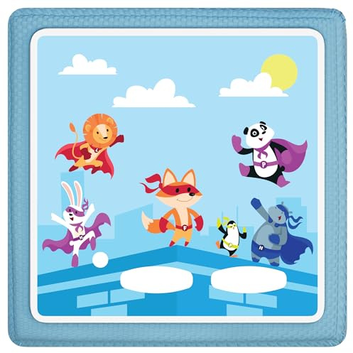 Gumpie Schutzfolie für Toniebox Jungen & Mädchen (Helden) - Vinyl Hülle, Bezug & Folie selbstklebend & kratzfest für Tonie Box - Zubehör & Ersatzteile für Kinderspielzeug - Überzug zum Kleben
