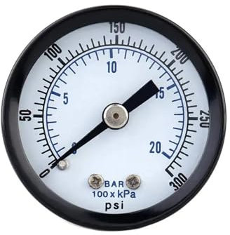 0-20bar 0-300psi Mini Pressure Gauge Manometer Air Compressor Pneumatic Hydraulic Fluid Pressure Meter Tester