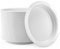 Shefa 200 White Plates - Reusable & Washable Plate, Heavy Duty Dinnerware, Microwave-Safe Crockery - Ideal for Birthday, Parties, Camping, Catering (White 7inch Plates)