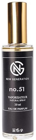 NEW GENERATION EAU DE PARFUM NO.51 Fly by Night Herren Parfum Duftzwilling - 50ml Eau de Parfum Duftspray für Männer, langanhaltender Luxusduft, Made in Germany