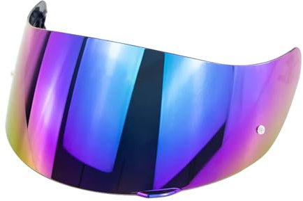 Helm Visier, Helmvisier Kratzfestes UV-Motorradhelmbrille Visier Kompatibel mit AGV K3 SV Helm getönte Linsen(Color)