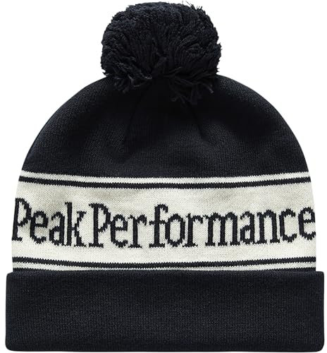 Peak Performance Unisex Pow Mütze, Black-Vintage White, ONE Size