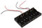 Kdouehg 2Pcs Black 4 x 1.5V AA Battery Holder Storage Case Box w Wire Leads