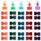 500 PCS Sign Here Stickers Adhesive Sign Here Tabs Post Here Flags Arrow Labels Message Flags for Documents Notebooks Annotating Books Home Office School Supplies (5 Colors)