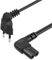 Cavo di alimentazione LG TV 3M per LG TV 24 28 32 40 43 48 49 50 55 60 65 75 80 85 pollici, angolo di 90 gradi 18AWG 2 poli a forma di L C7 cavo di alimentazione per LG 43LH570A 55UH6090