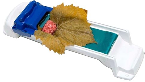 Tiajingzi Weinblätter Rollmaschine, Sushi Maker Weinblätter Maschine, Gemü sefleisch Rollwerkzeug, Gemü se Fleisch Sushi Rollwerkzeug für Anfänger Und Kinder, Lumpia Frühlingsrollen Rollmaschine