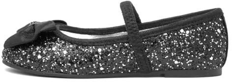 Lilley Sparkle Girls Black Ballerina - Size 10 Child UK - Black