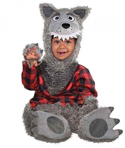 amscan Babys Toddlers Baby Werewolf Halloween Fancy Dress Costume
