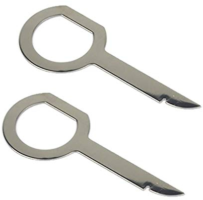 2X Autoradio Entriegelung Radio Schlüssel Navigation Haken Werkzeug