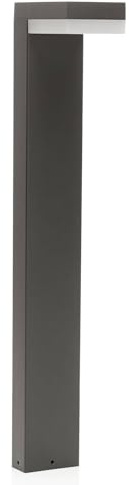 Lindby LED Außenleuchte Dionys (spritzwassergeschützt (Modern) in Schwarz aus Edelstahl (1 flammig,) - Wegeleuchte Pollerleuchte Wegelampe Sockelleuchte