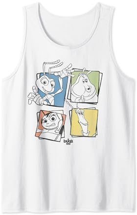 Disney Pixar A Bug's Life Group Shot Box Up Débardeur