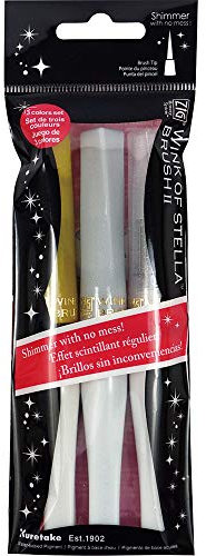 Kuretake Zig Memory System Christmas Sparkle Wink of Stella Glitter Marker Set - Set of 3