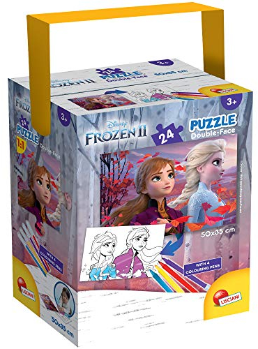 Liscianigiochi 86153 Disney a Tub Mini 24-Frozen Puzzle für Kinder, Mehrfarbig