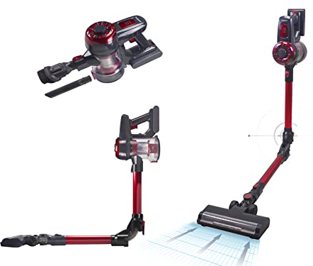 BEPER P202ASP100 Aspirapolvere Senza Fili a Batteria con Tubo Flessibile - Scopa Elettrica Senza Fili, Senza Sacco, 120W, Serbatoio 0, 5L, Filtro Lavabile