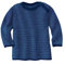 Melange-Pullover Baby & Kleinkind - 100% Bio-Merino – atmungsaktiv & warm - Unisex Gr. 50-104 - nachhaltig & fair – dehnbar mit Knopfverschluss - Made in Germany | Marine-Lagoon Gr. 86-92