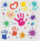 FINGERINSPIRE Spritzer Schablonen Vorlage 30x30 cm Kunststoff Punkte Handabdruck Zeichnen Malschablonen Splash Graffiti Muster Wiederverwendbare Schablonen zum Malen auf Holz, Boden, Wand und Fliesen