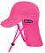 weVSwe Chapeau De Soleil pour Bébé Protection Solaire UV Bonnet De Bain Séchage Rapide Sangles De Menton Réglables Rabat De Cou Chapeaux D'Été Casquette Extérieur Rose 2-3 Ans