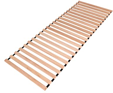 Krok Wood Premium Lattenrost Rollrost mit 22 extra stabilen Leisten aus Massivholz Buche 140x220 cm