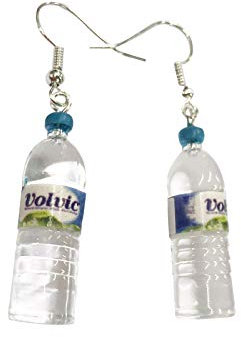 for Water Spring Fashion Pendant Bottle Party Earrings Dangle Jewelry Women Earrings Uk Easter Valentine's Day Earring Jewelry (Blue, One Size)