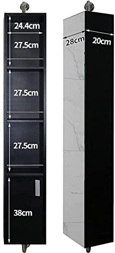 GArcan Medizinschrank, Badezimmer, Spiegelschrank, Wandmontage, Edelstahl, drehbarer Spiegelschrank, Eckschrank, Ankleidezimmer, Ganzkörperspiegel, drehbar, mit Schließfach
