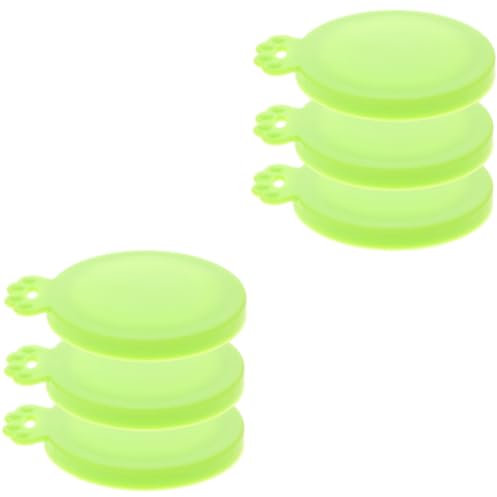 ABOOFAN 6 Silikondeckel für Dosen Dosendeckel Deckel für Haustierdosen aus katzenfutter Hundefutter Deckel abdecken Hundefutter abdecken Unternehmen Becherdeckel Bier