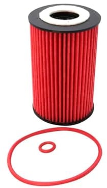 K&N Ölfilter - High Performance-Series kompatibel mit Audi, Seat, Skoda & Volkswagen (HP-7048), Rot