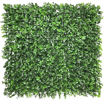IlGruppone Pannello Stile Giungla Foglie Artificiale A Parete Per Interno Esterno Giardino Verticale Siepe Finta Muro Bosco Erba Recinzione Anticaduta Frangivista - Levana - 100x100 cm
