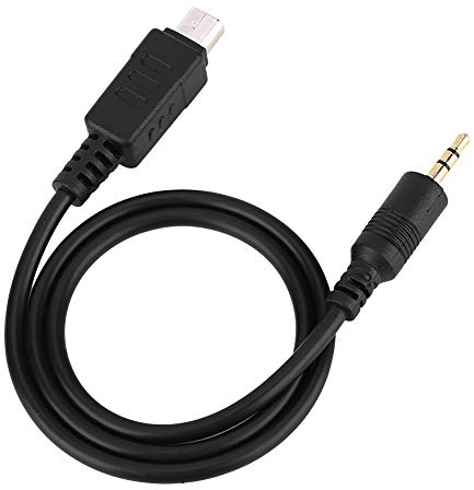 Kamera-Fernbedienungs-Auslöser-Kabel, Kamera-Auslöser, Blitzauslöser, Gerader Draht, Verbindungsleitung für Auslöser, Fernbedienung, Schwarz, 2,5 Mm, für E-M10 E-M5 E-M1 E-PL8 E-P5