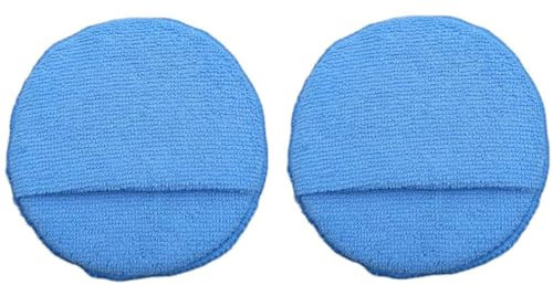 cyclingcolors 2X Esponja de Pulido almohadilla de Espuma para Coche Moto Acabados Pulidora Aplicador Cera Pulir Limpiar Vehículo, 120mm