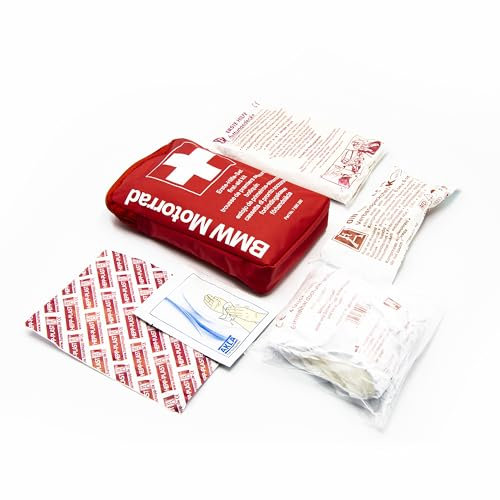 Erste Hilfe-Set für Motorrad, entspricht den Vorschriften für Motorräder Erste Hilfe, Set mit Tasche de Premiers Secours
