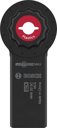 Bosch 1x PRO MAII 32 SC Caulk Knife | for Silicone, Width 32 mm, Professional Accessory Multitool