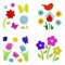 4 pezzi decorazioni adesive per finestre in gel primaverili ed estive, adesivi per finestre stagionali colorati, decorazioni floreali in gelatina, adesivi primaverili per finestre in vetro
