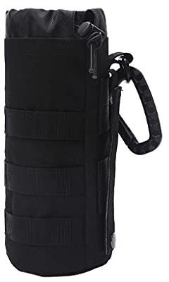 Lodoot Porte-bouteille d'eau professionnel pour voyage randonnée avec anneau en D