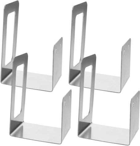 Ciieeo 2pairs Stainless Steel Pot Lid Holder Kitchen Pan Cover Racks Holders for Organizing Lid in Cabinet over Door Storage