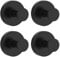 Drenky Suction Cup Hooks 4 Pack Sucker Hook for Bathroom 304 Stainless Steel Removable and Reusable for Hanging Towels, Mounting on Glass Shower Doors, Tile, Black