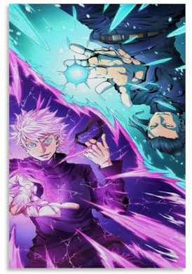 TRISO Jujutsu Kaisen Satoru Gojo And Suguru Geto Anime Character Posters Poster Dekorative Malerei Leinwand Wandkunst Wohnzimmer Poster Schlafzimmer Malerei 08x12inch(20x30cm)